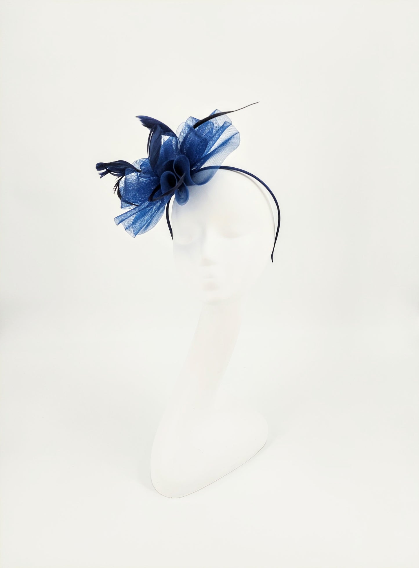 Navy Fascinator