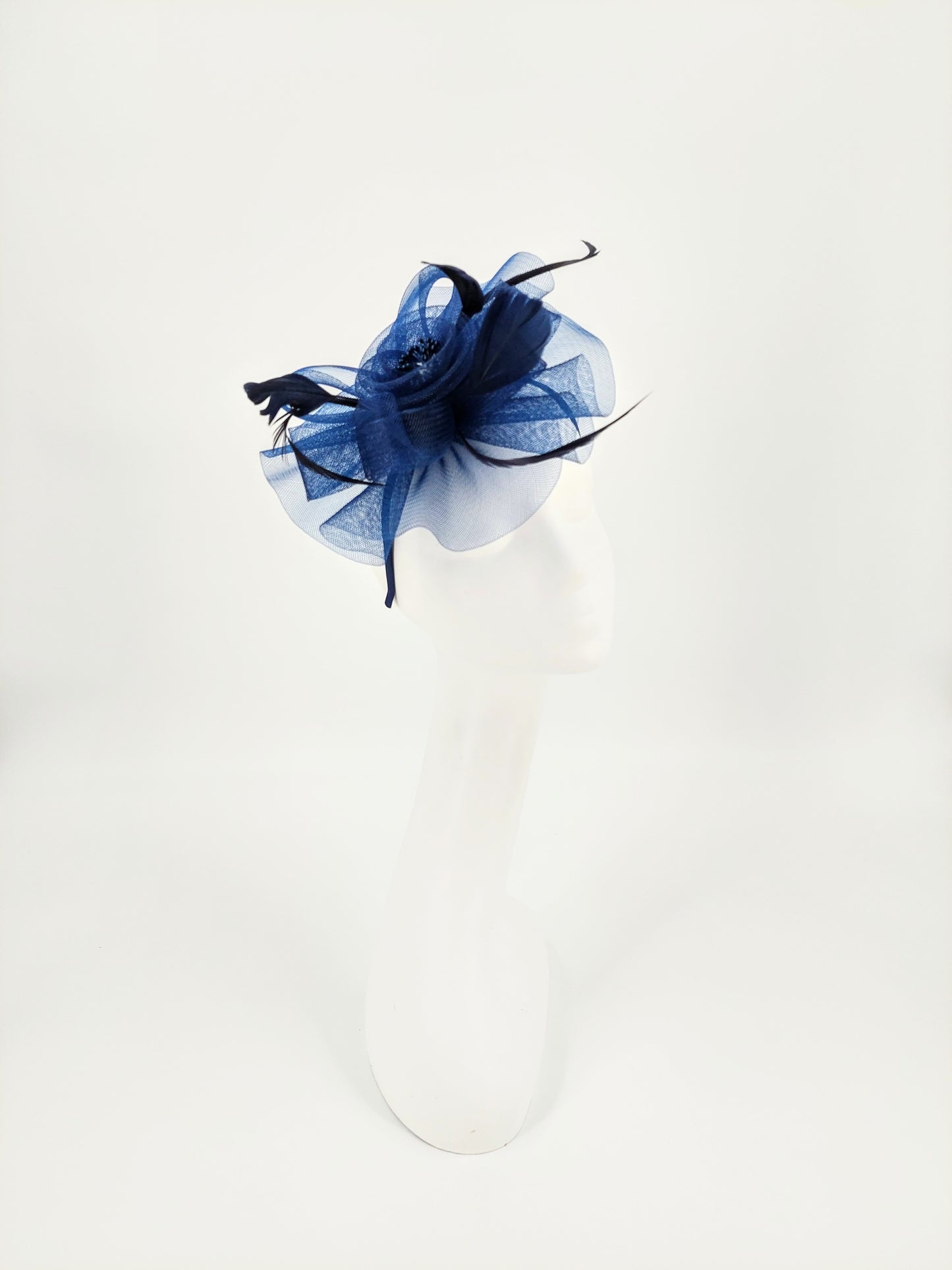 Navy Fascinator
