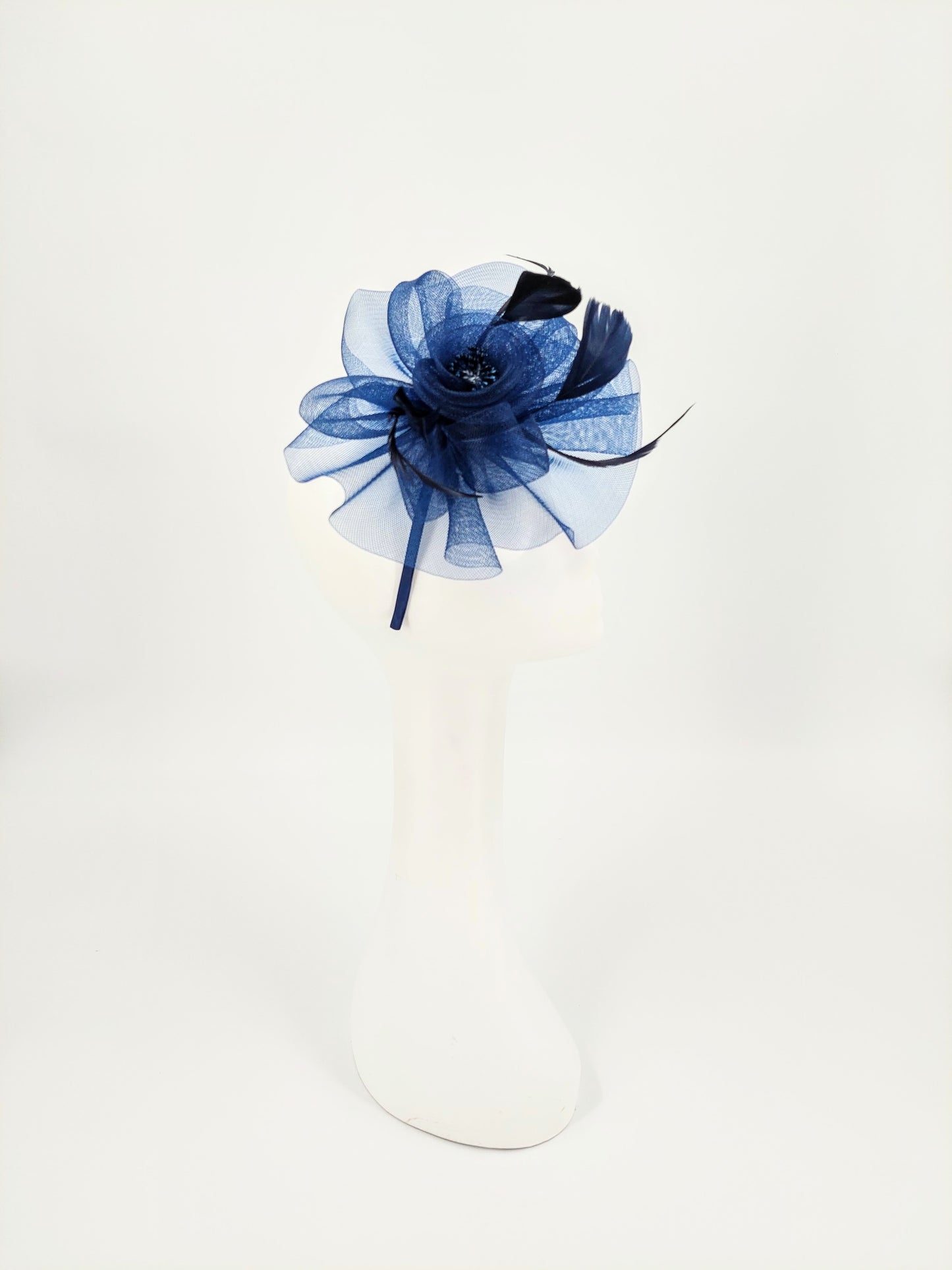 Navy Fascinator