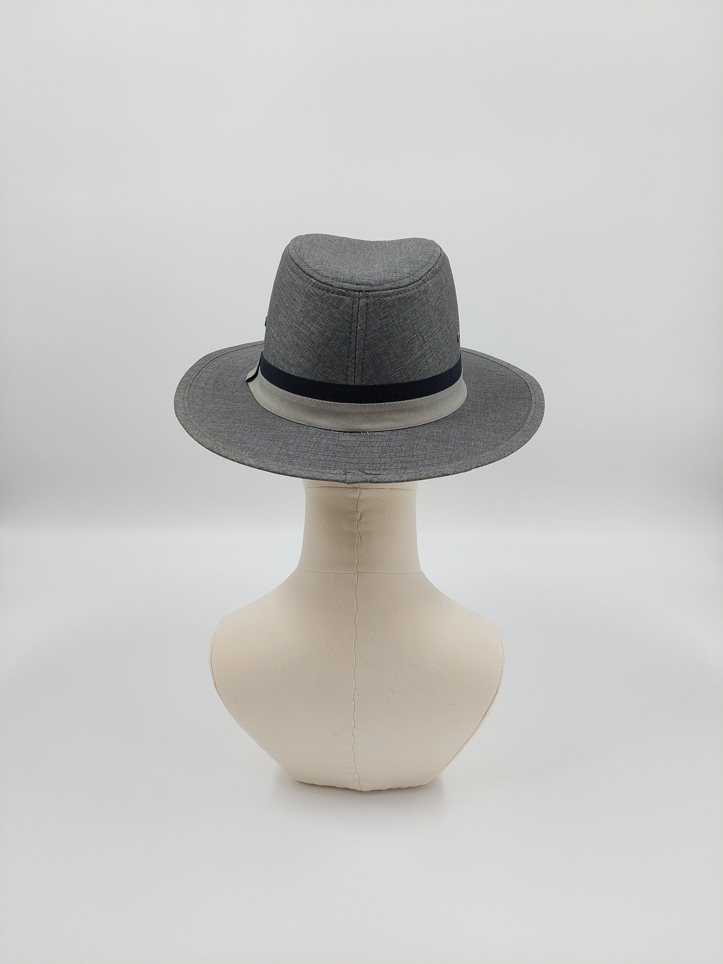 Dark Gray Fedors with Black Band