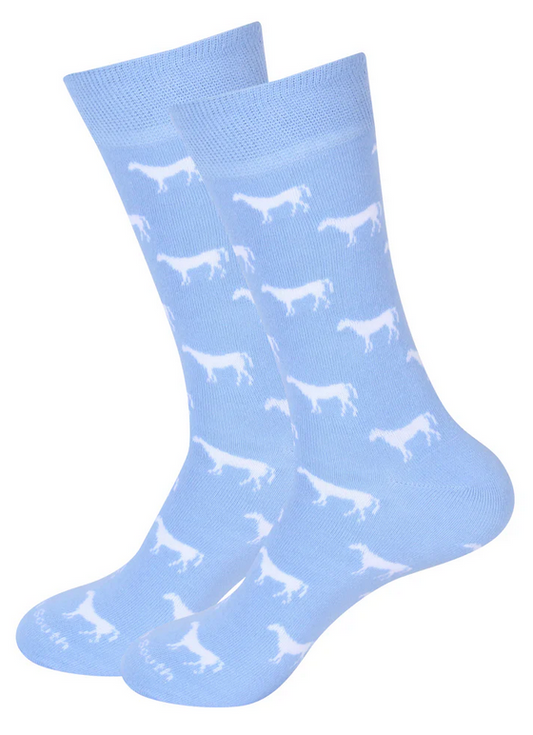 Horse Socks - Blue