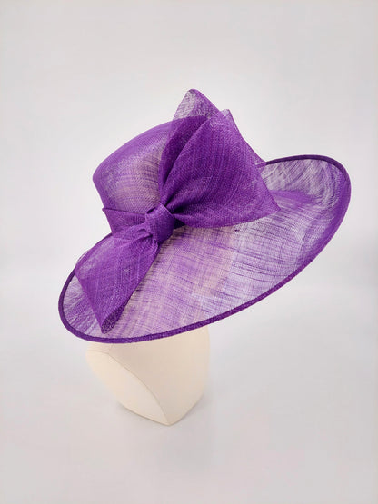 purple dress hats for women Women's Purple Formal Hat, Kentucky Derby Hat, Ladies Purple Straw Boater Hat Wedding Hat Ascot Hat Dapper Day Hat Occasion hat Church Hat