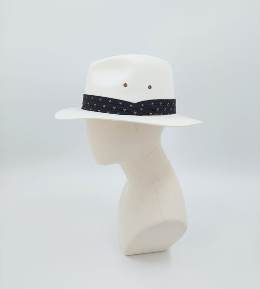 Twill Fedora - Black Band