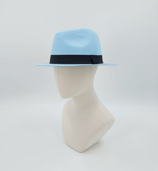 Twill Fedora - Blue