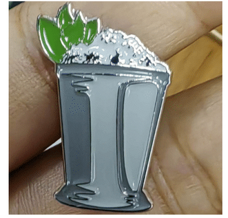 Mint Julep Lapel Pin