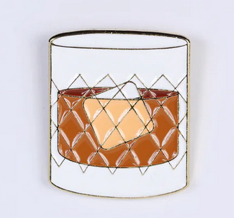 Boubon on the Rocks Pin